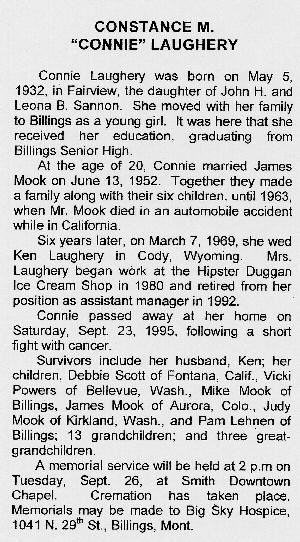 Obituary of Constance M. 