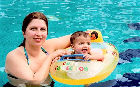 Diane and Maya Anthony, Malaysia, January 2002.