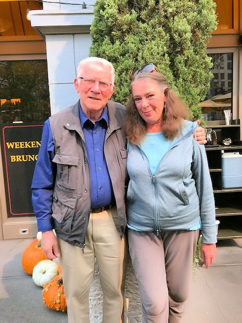 Dick Kampa and Rae Bordua, San Francisco Ferry Building, October 9, 2017