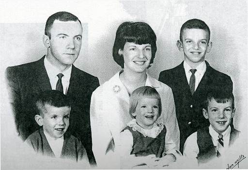 The Dick and Marianna Kampa Family, 1966.