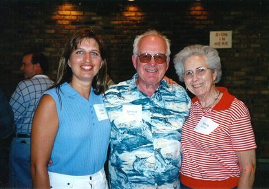 Diane Braun, Spencer and Marie Stimler, July 31, 1999.