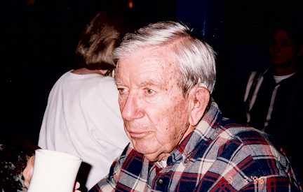 Don Kampa with a coffee mug.