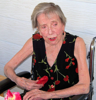 Dorothy Fastiggi at her 88th birthday party, June 28, 2012, Santa Rosa, California