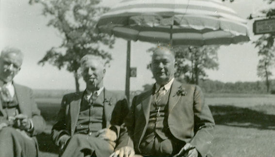 John Sohn on the left, Paul Stimmler in the middle, and Gus Knoll on the right