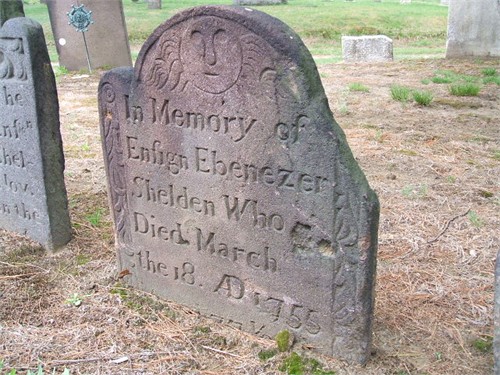 Grave of Ensign Ebenezer Sheldon