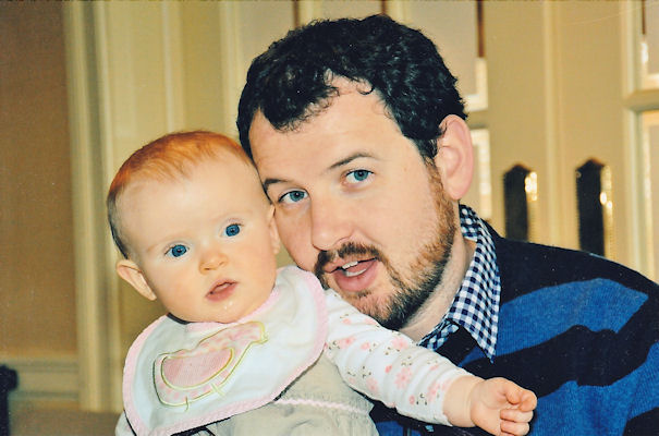 Eloise and dad Colin Stimmler, 2012