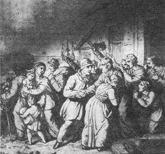 Abschied der Auswanderer, Rudolf Suhrlandt (1781-1862)