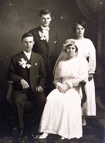 Felix and Pauline Balder (n&eacute;e Kampa), August 24, 1915.