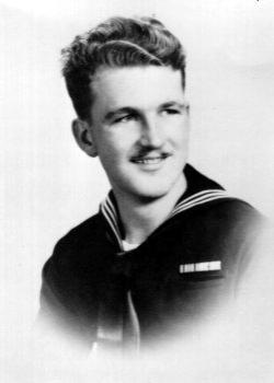 Forrest Edsel Stimler, U.S. Navy, 1945.