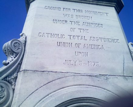 The Catholic Total Abstinence Union of America fountain, Philadelphia, PA, ground broken July 5, 1875