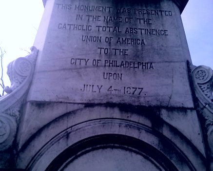 Catholic Total Abstinence Union of America fountain, Philadelphia, PA, presented July 4, 1877