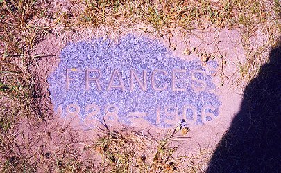 Frances Kampa's Gravestone, Duelm, MN.