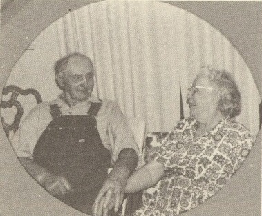 Frank and Dora Imholte, 60th wedding anniversary, 1972