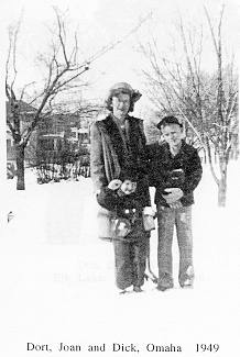 Dort, Joan and Dick Kampa, Omaha, NE, 1949.