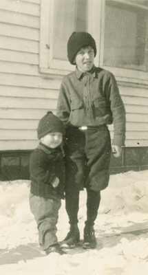 Gene and his brother Don.