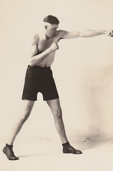 George Windhurst in his boxing youth