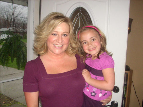 Lynette and Gianna, Christmas 2008