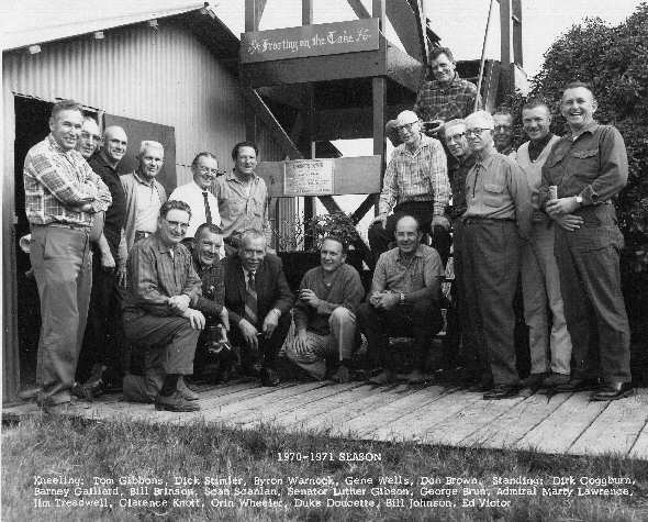 Gibson Horse Shoe Duck Club, 1970-71 Season