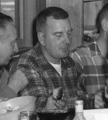 Dick Stimler at Decoy-Pick-Up-Work-Crew and Luncheon, Jan. 7, 1967, Gibson Horse Shoe Duck Club