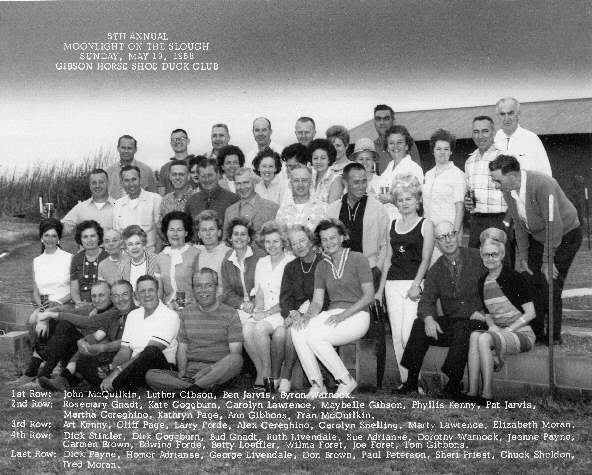 Moonlight on the Slough, Gibson Horse Shoe Duck Club, May 19, 1968