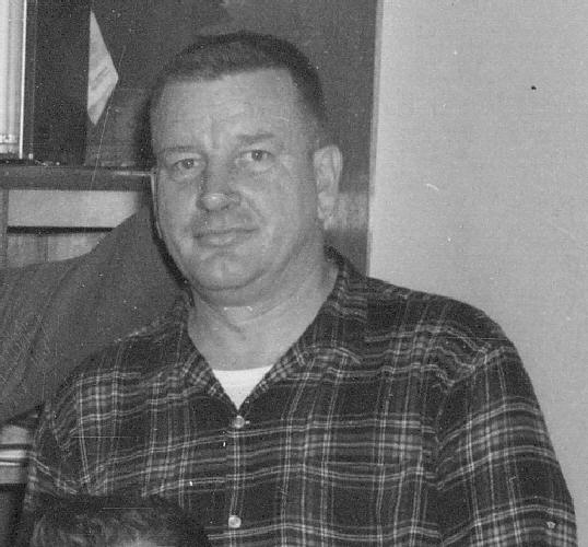 Close-up of Dick Stimler at Last Navy Work Party and Luncheon, Gibson Horse Shoe Duck Club, Jan. 17, 1970