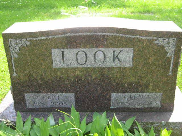 Grace and Glenn Look's Gravestone