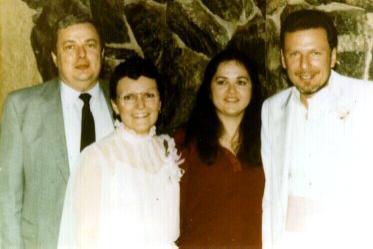 Joe Hall, Judy (Hall) Pilmaier, Teresa (Hall) Wolfe, Terry Hall