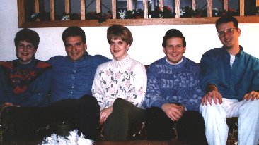 Tammy, David, Debbie, Jeff and Douglas Hall.