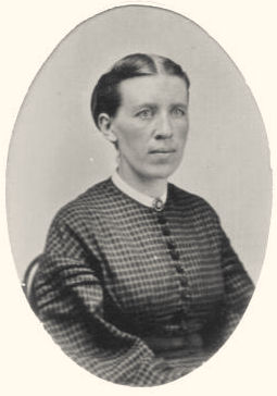 Harriet Miner King, from tintype owned by Tunbridge Historical Society