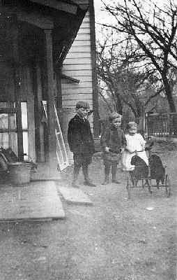 Harry, Raymond and Inez Greenwood.