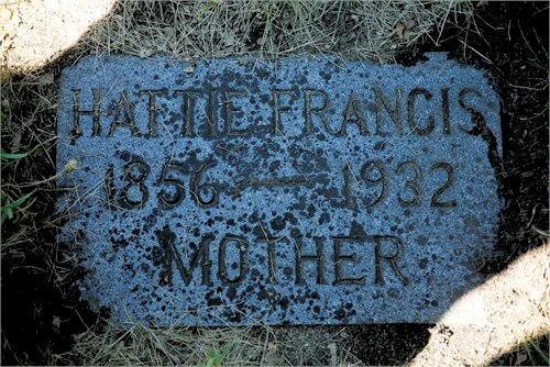 Hattie Frances Roche's Gravestone