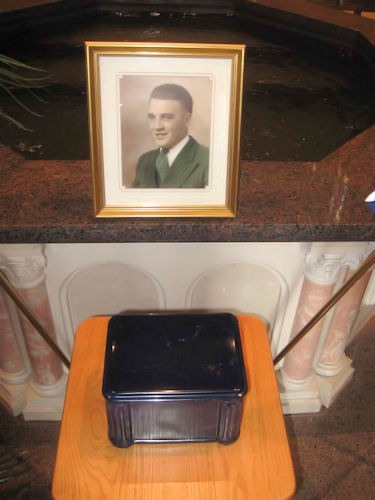 Hubert O'Konek's funeral