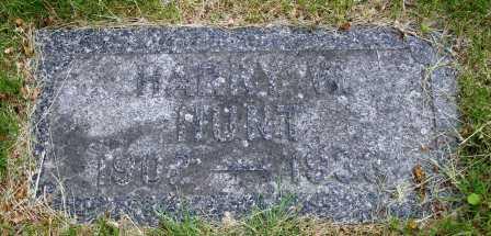 Gravestone of Harry W. Hunt (1902-1933)