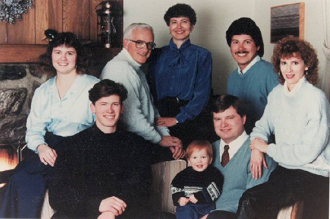 The Dick and Jan Joos Family, December 1989.