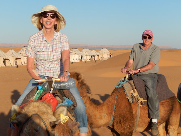 Jane and Mark Stimmler, Morocco, May 2014