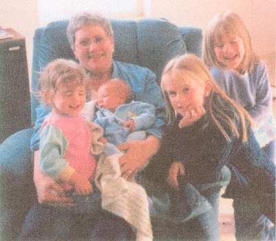 Grandma Jan and Boone children.