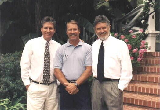 Jeff, Jerry and Bill Greenlesh, 1997 -- 'Three Men Who LOVE Their Mother'.
