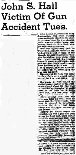 Obituary of John Shields Hall