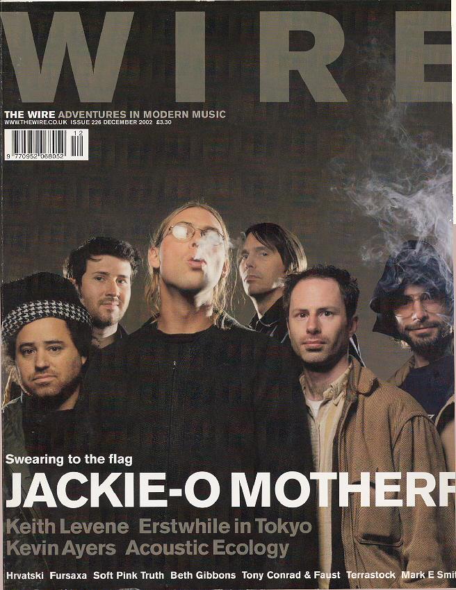 Cover of The Wire Magazine, December 2002.
