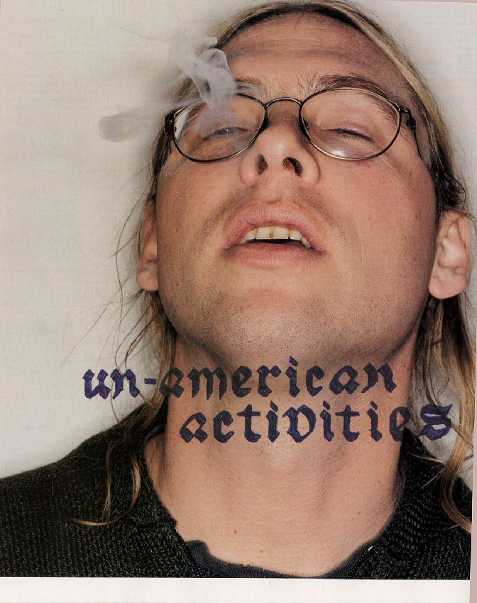 First page of cover article of The Wire Magazine, December 2002, with picture of Tom Greenwood.