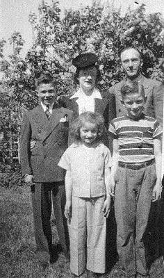 The Joos Family in the 1940s.