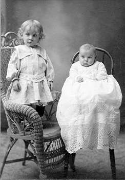Two of Joseph and Theresa Kampa's boys; photograph by Nelson Studio in Little Falls, MN.