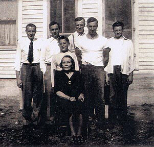 Joseph and Frances (Kampa) Okonek Family, Okonek farm, Minnesota.