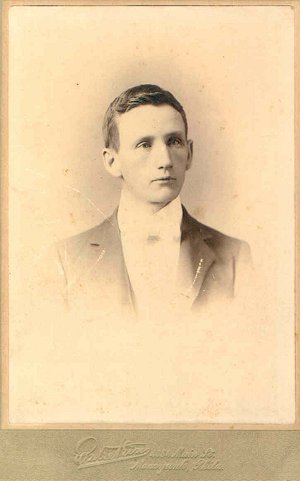 Joseph Stimmler, taken on his wedding day, June 7, 1899