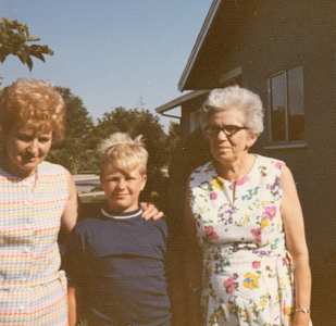 June and Pete Kampa, and Alvina Morse (n&eacute;e Kampa), approximately 1970.