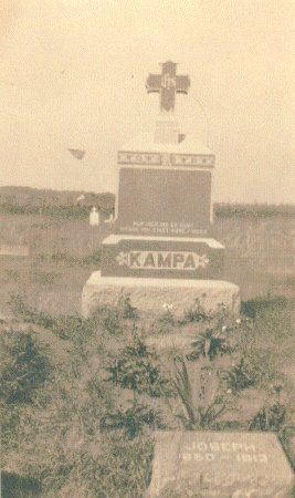 Joseph Kampa Gravestones, St. Lawrence Parish Cemetery, Duelm, MN.