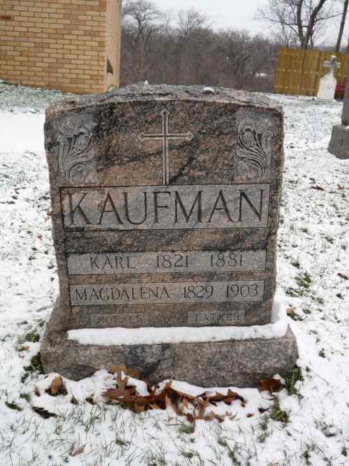 Karl and Magdalena Kaufmann's Grave