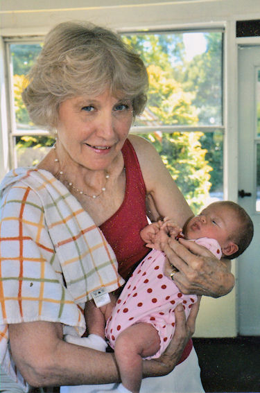Kathleen Stimmler and her granddaughter, Eloise Stimmler, New York, 2010