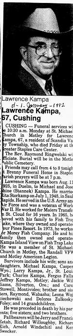 Obituary of Lawrence Kampa