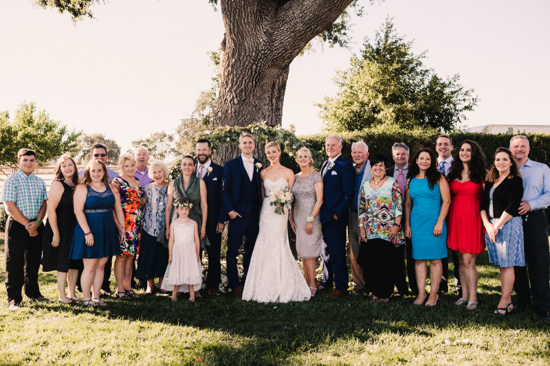 Kampa family at Griffin and Katie Kampa Lentsch's wedding